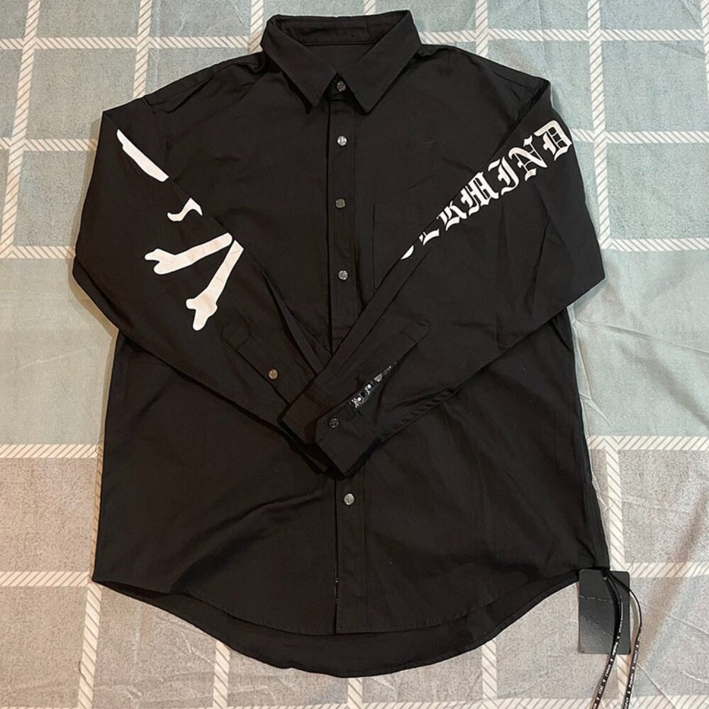 Mastermind Japan Black Long-Sleeved Shirt